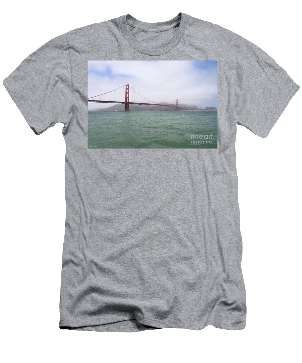 Golden Gate Bridge T-Shirt featuring the photograph Golden Gate Bridge III by Veronica Batterson