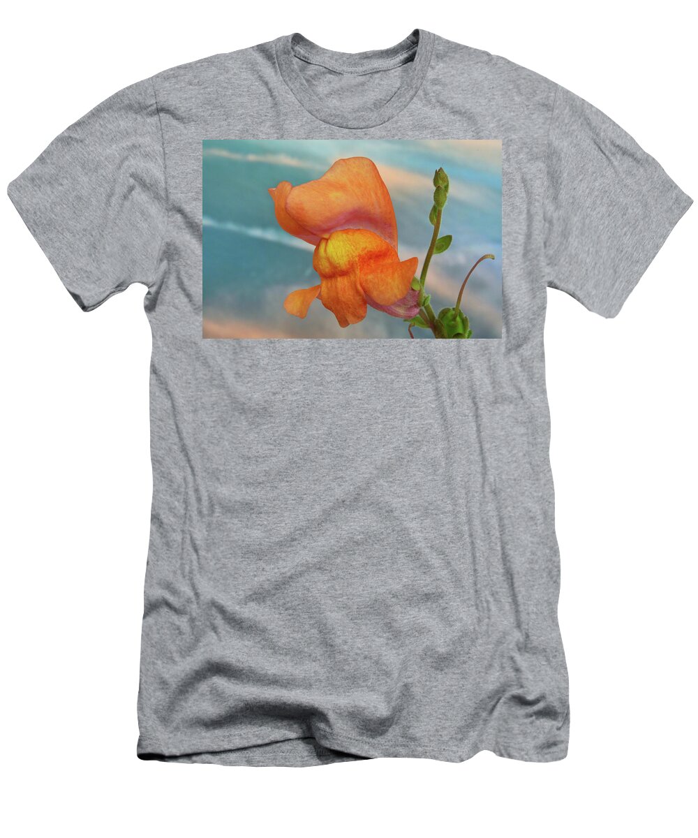 Snapdragon T-Shirt featuring the photograph Golden Snapdragon by Terence Davis