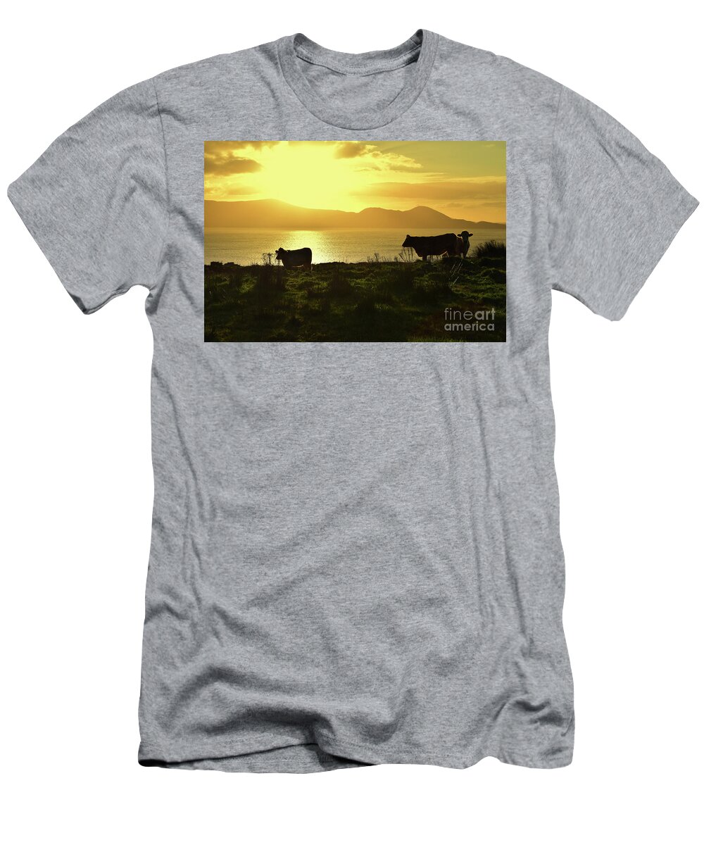 Sunrise T-Shirt featuring the photograph Good morning Ireland by Joe Cashin
