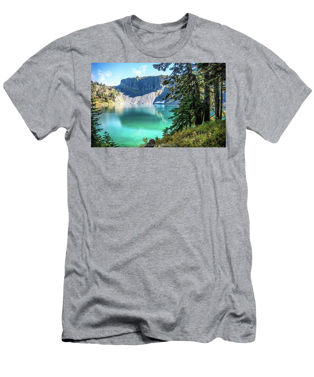 Landscape T-Shirt featuring the photograph Green Waters of Chain Lake by Mark Joseph