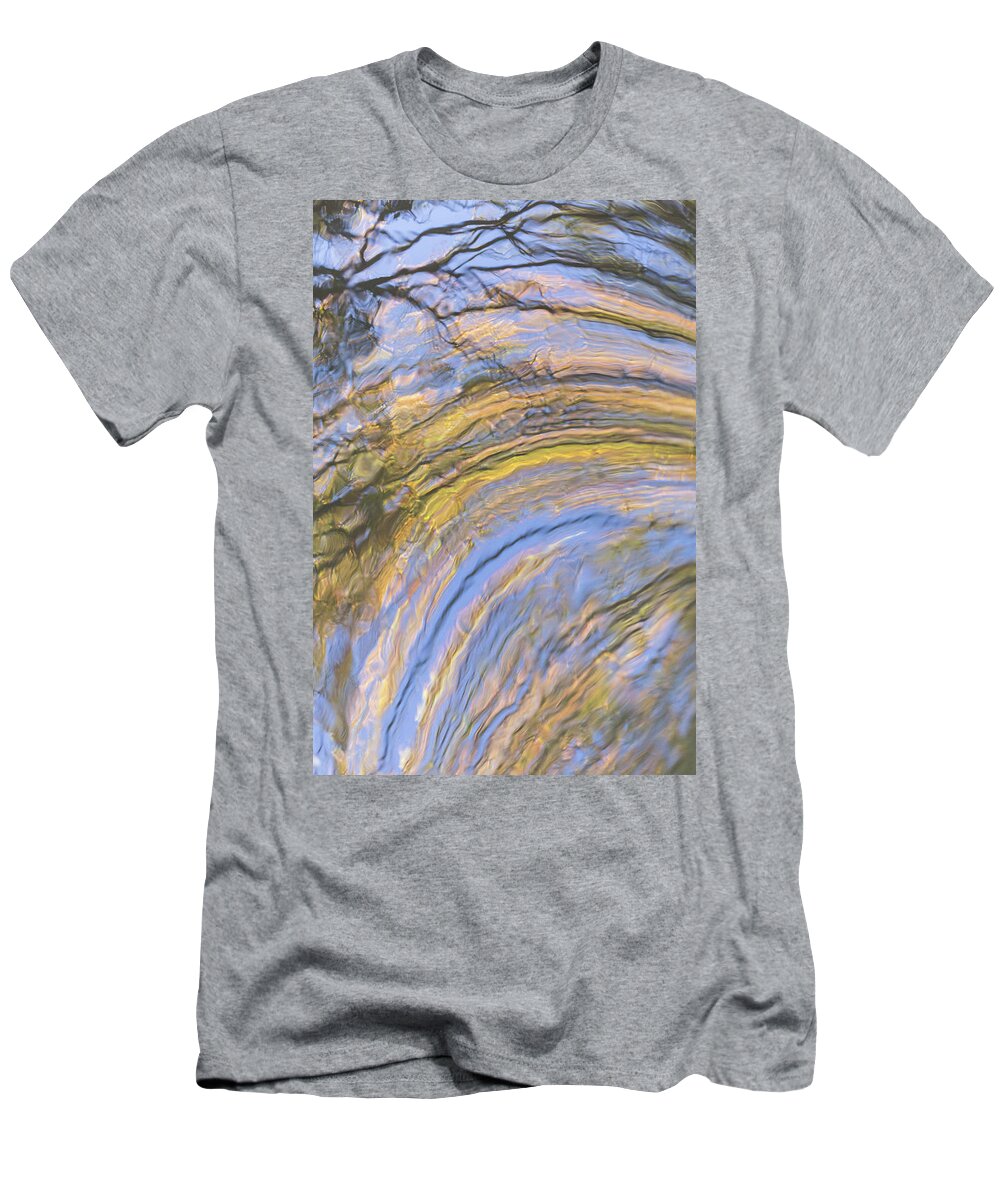 Groovy T-Shirt featuring the photograph Groovy Autumn Reflections by Anita Nicholson