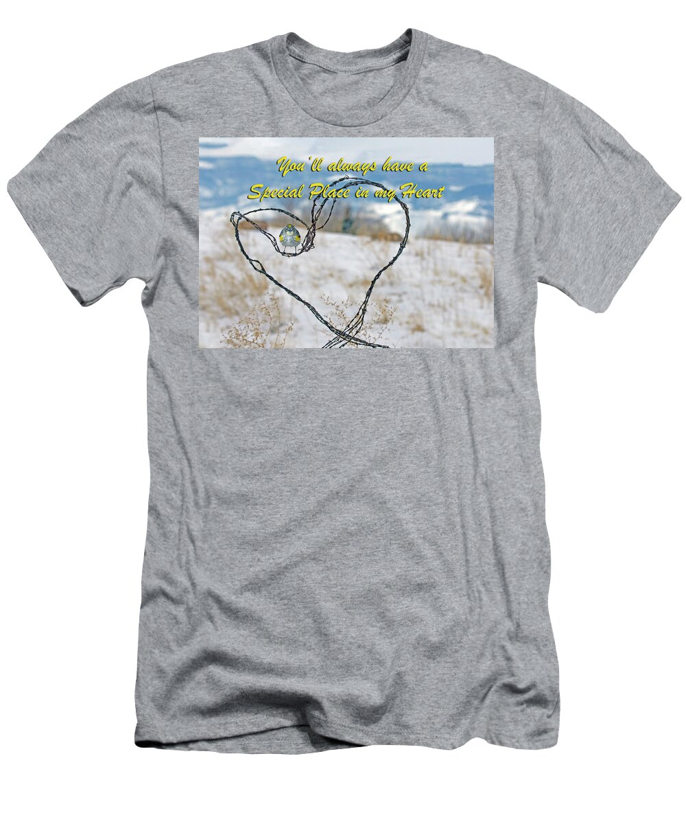 Heart T-Shirt featuring the photograph Heart by Rick Mosher