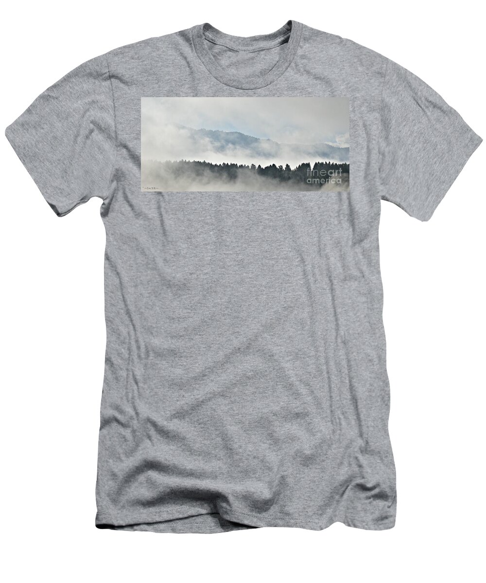 Clouds T-Shirt featuring the photograph Here There Be Dragons by Dorrene BrownButterfield