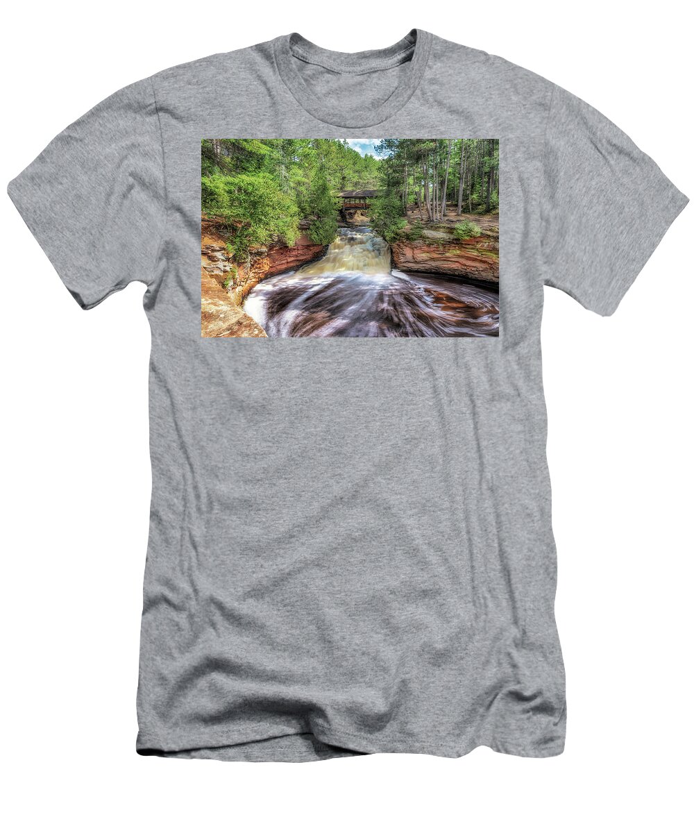 Horton Covered Bridge T-Shirt featuring the photograph Horton Covered Bridge by Susan Rissi Tregoning