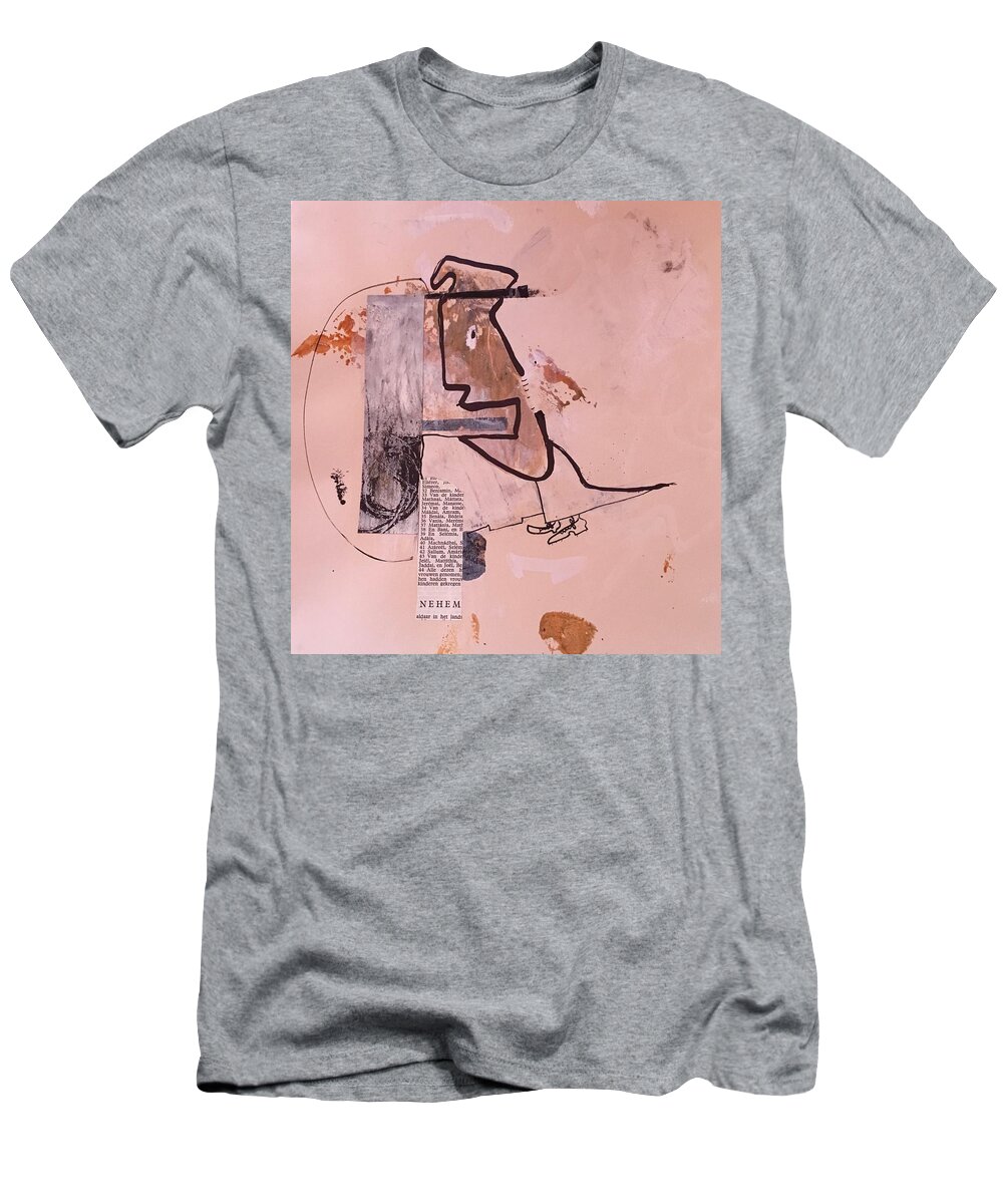 Abstract T-Shirt featuring the painting I have More to Say by Carole Johnson