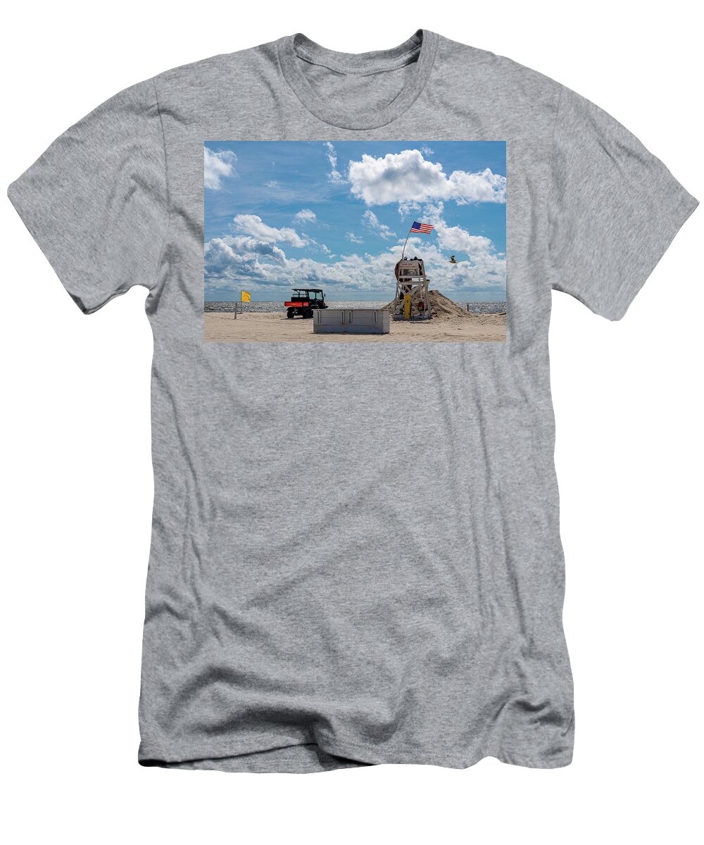 Daytime T-Shirt featuring the photograph Jones Beach by John Randazzo