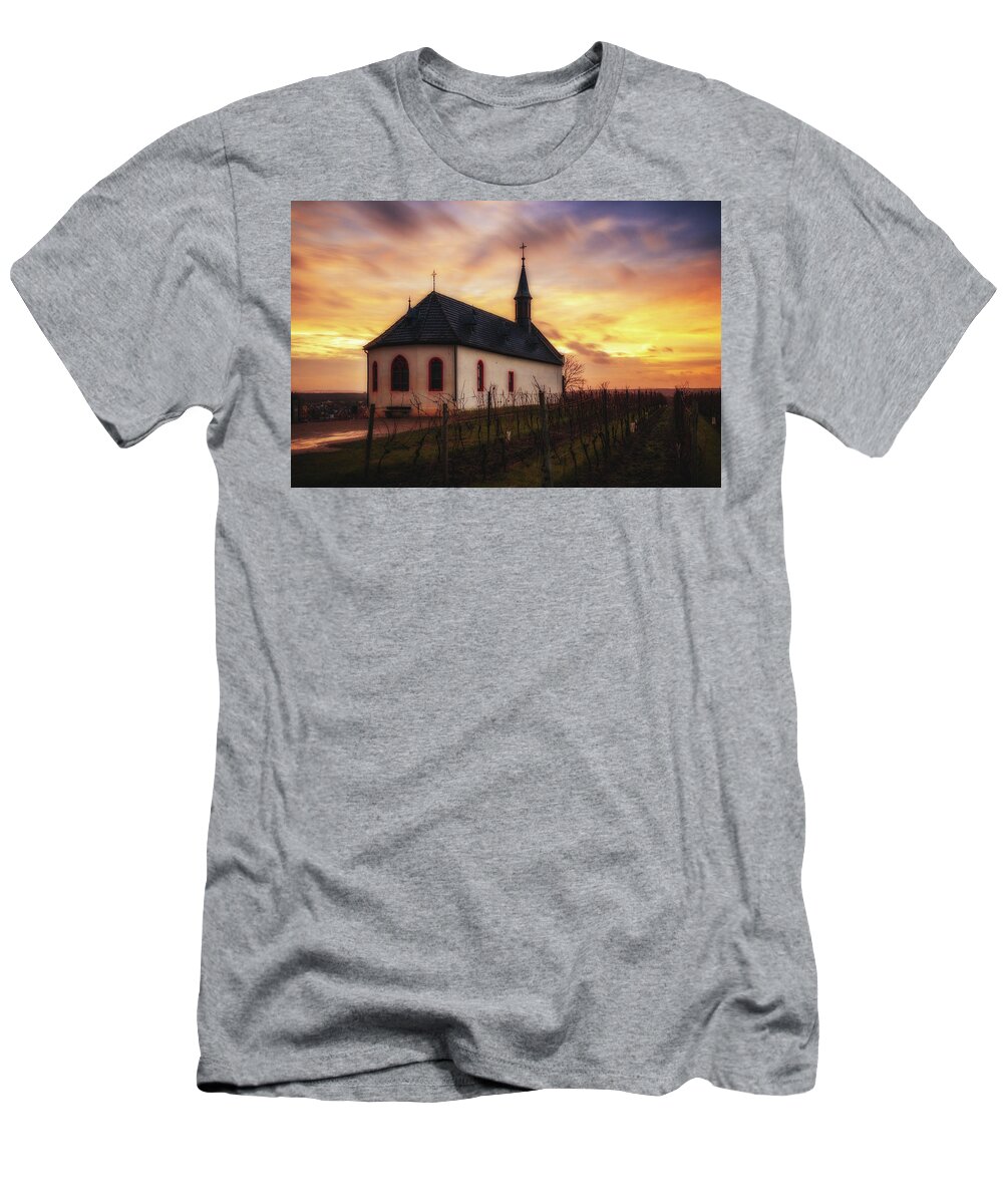 Worms T-Shirt featuring the photograph Klausenbergkapelle by Marc Braner