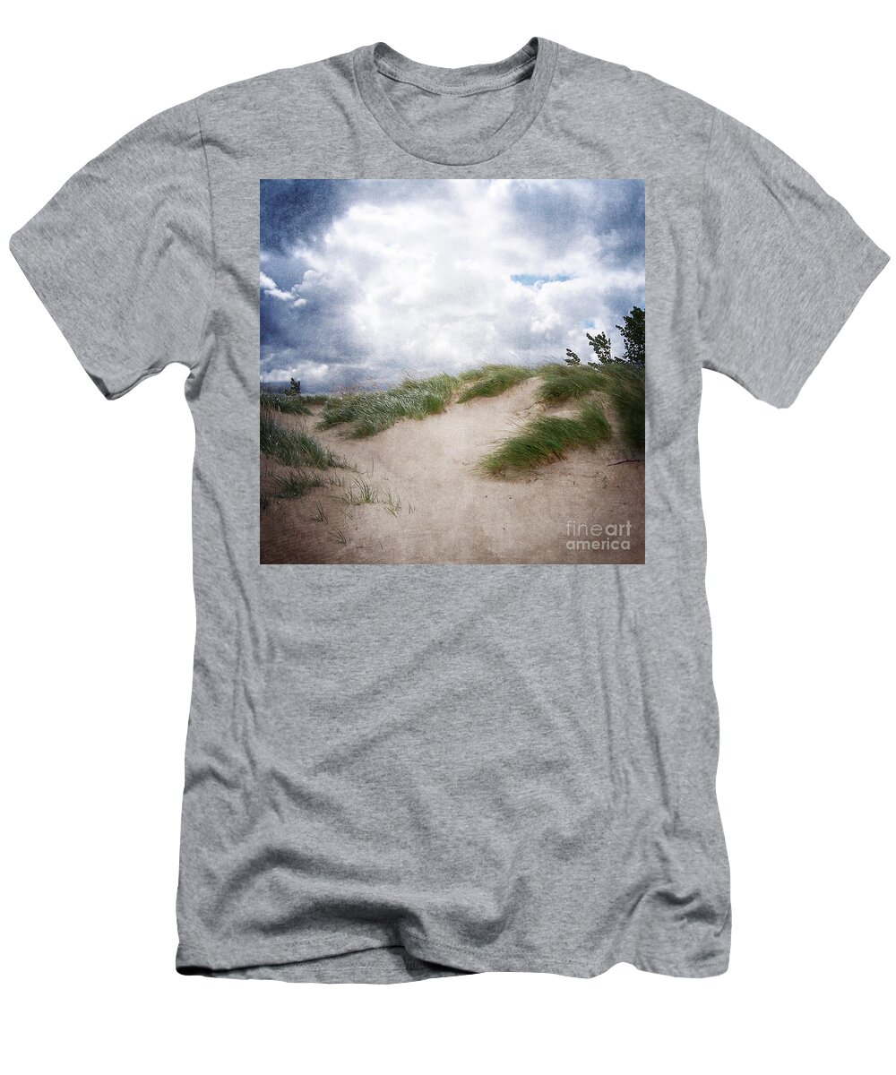 Holland T-Shirt featuring the photograph Lake Michigan Sand Dunes by Phil Perkins