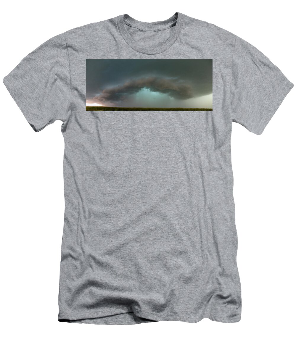 Nebraskasc T-Shirt featuring the photograph Last August Storm Chase 017 by Dale Kaminski