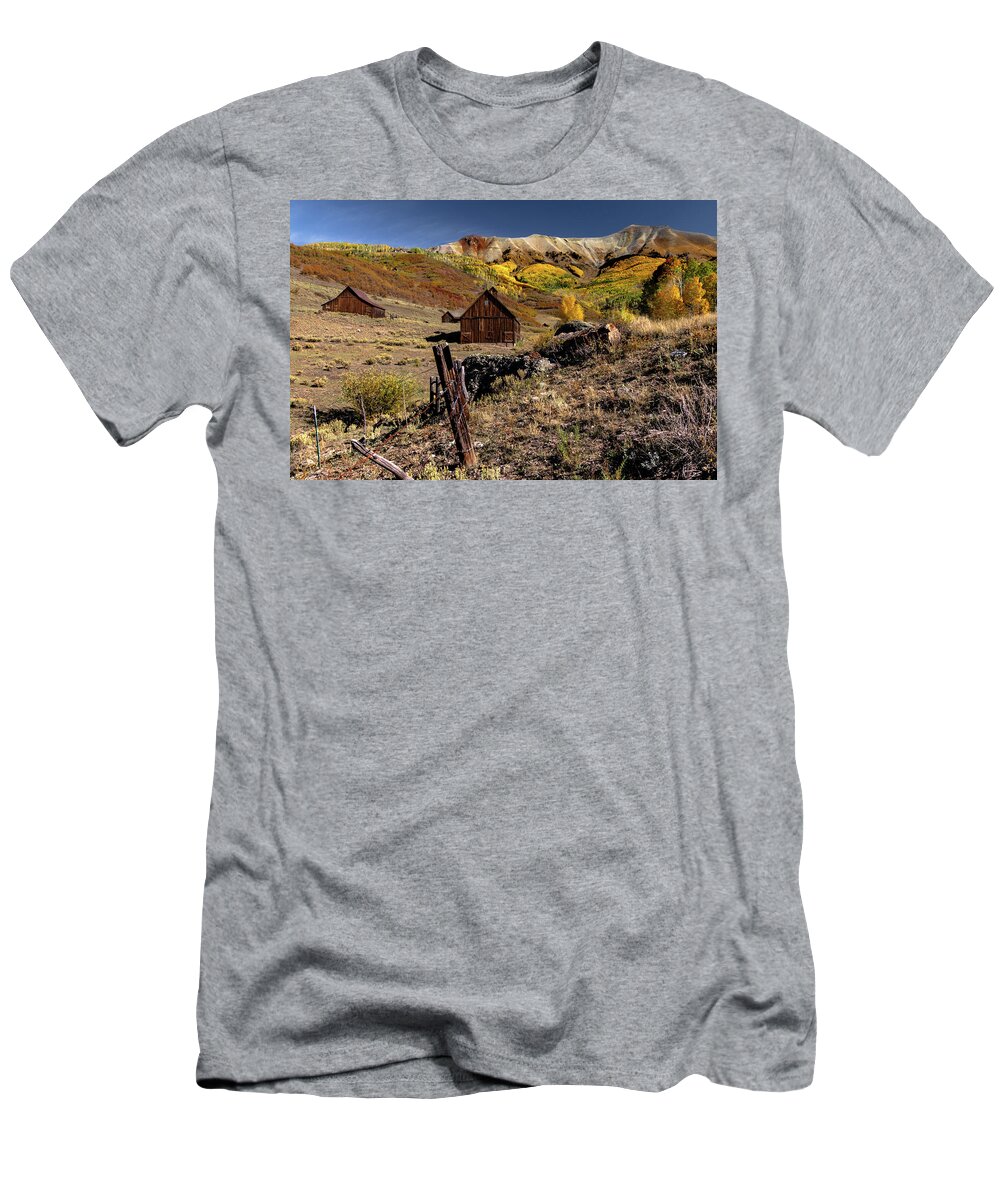 Colorado T-Shirt featuring the photograph Last Dollar Ranch by Norma Brandsberg