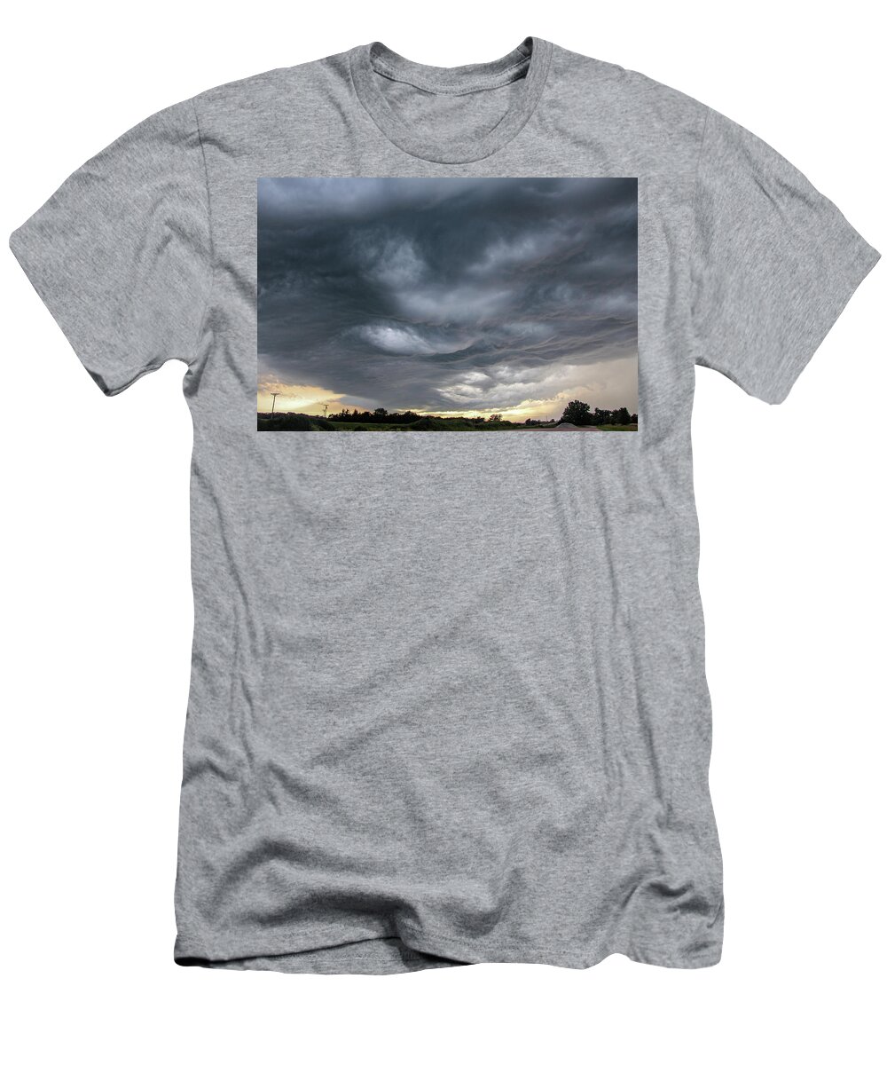 Nebraskasc T-Shirt featuring the photograph Late Afternoon Nebraska Thunderstorms 024 by Dale Kaminski