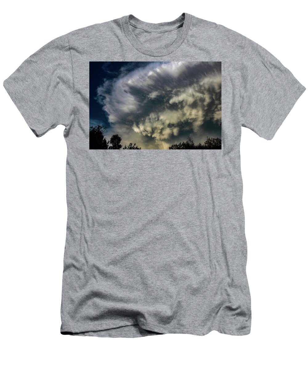 Nebraskasc T-Shirt featuring the photograph Late Afternoon Nebraska Thunderstorms 077 by Dale Kaminski