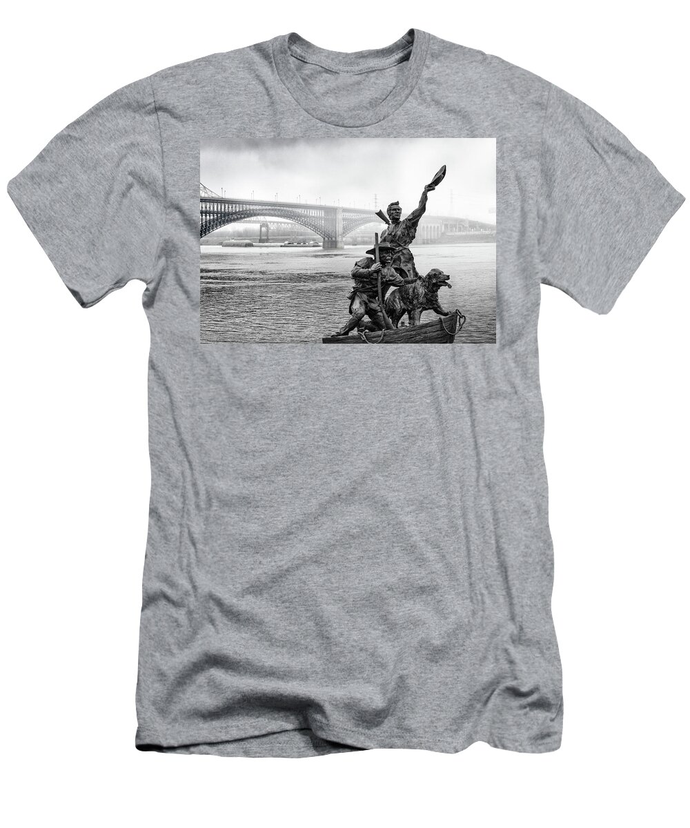 Lewis And Clark T-Shirt featuring the photograph Lewis and Clark by Randall Allen