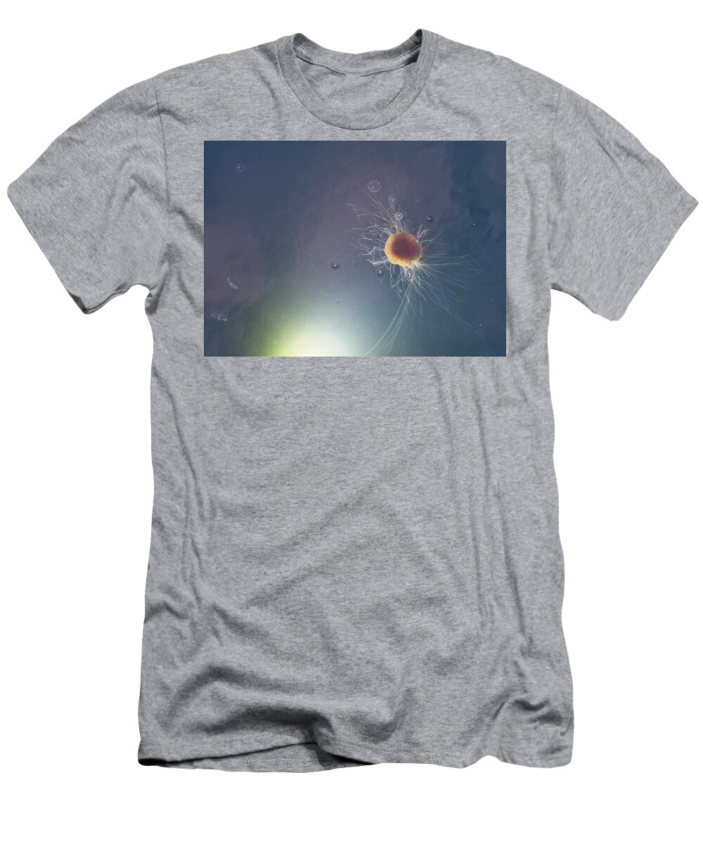 Alaska T-Shirt featuring the photograph Lion's Mane Jellyfish by Michele Cornelius