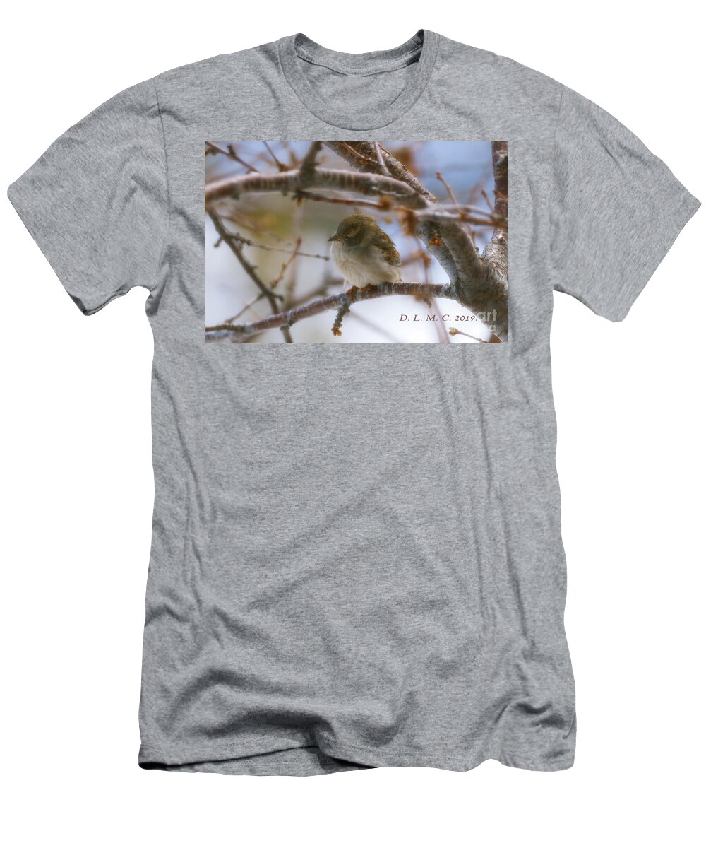 Little Bird T-Shirt featuring the photograph Little Bird Near by Donna L Munro