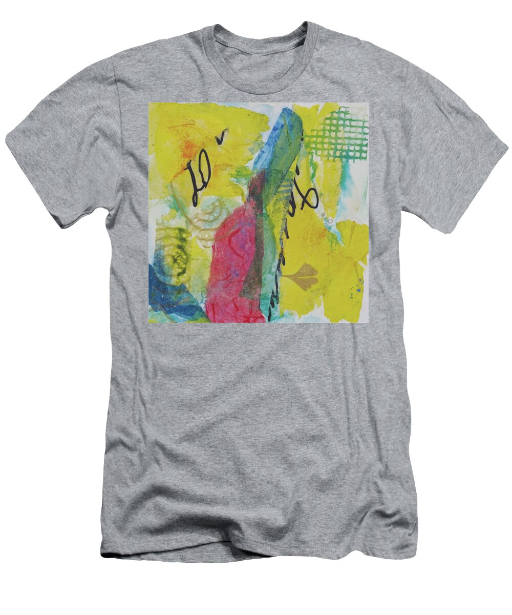 Mixed Media T-Shirt featuring the mixed media Love Inspires by Christine Chin-Fook