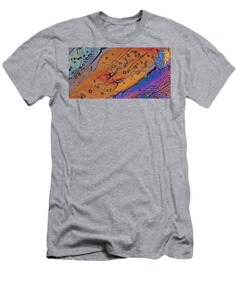 Abstract T-Shirt featuring the photograph Martini 27 by - MicROCKScopica -