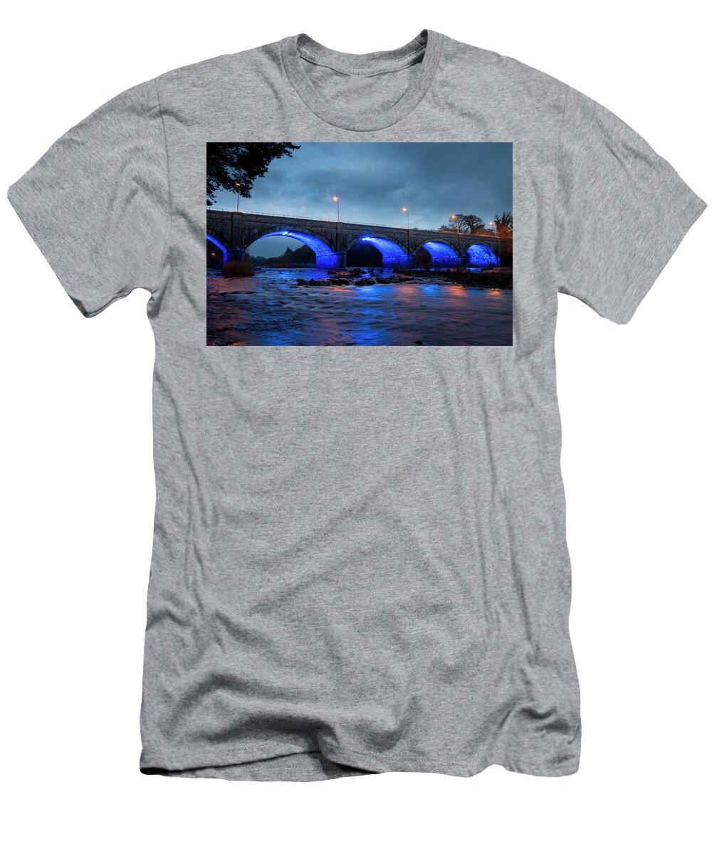 Listowel T-Shirt featuring the photograph Listowel Bridge #3 by Mark Callanan