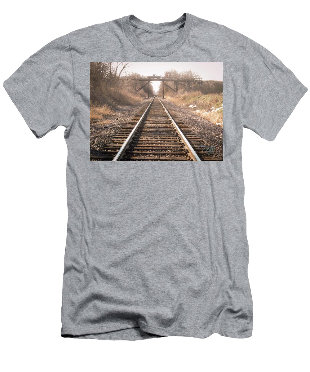 Mercer T-Shirt featuring the photograph Mercer Trestle by Marlenda Clark
