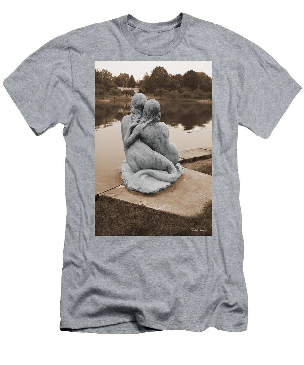 Mermaids T-Shirt featuring the photograph Mermaids by Terri Harper