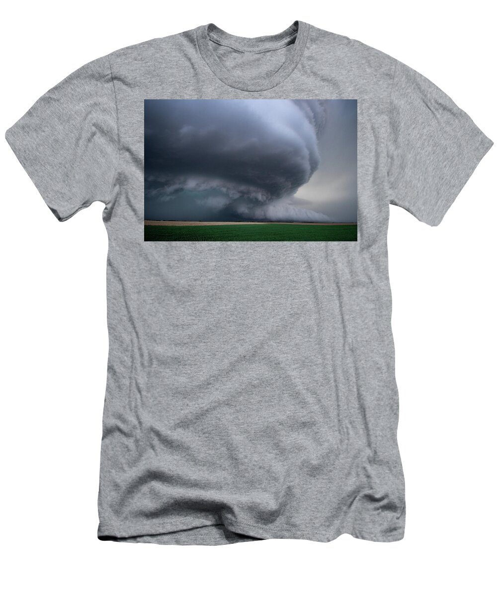 Mesocyclone T-Shirt featuring the photograph Mesocyclone by Wesley Aston