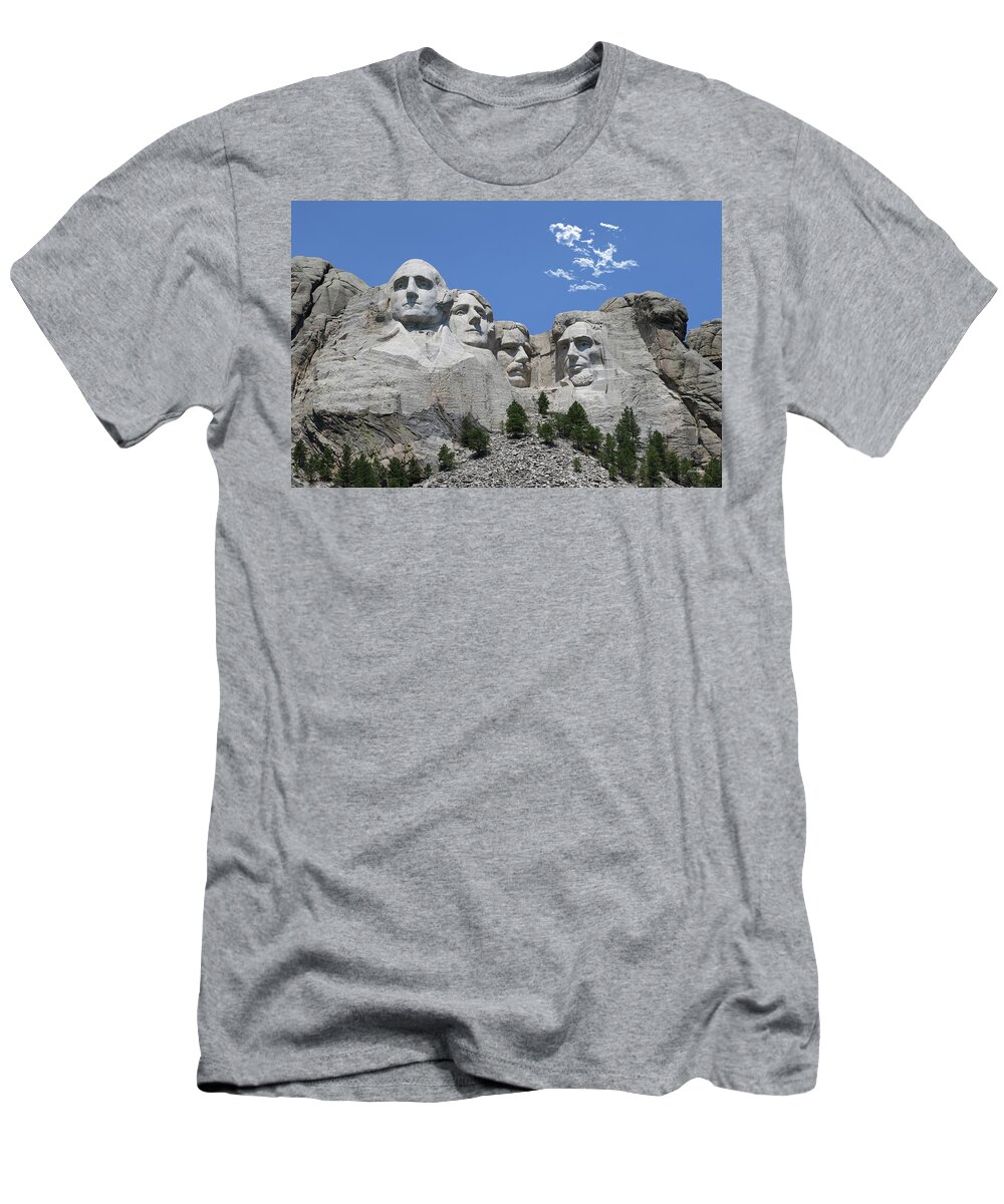 Mount Rushmore T-Shirt featuring the photograph Mount Rushmore by Gary Gunderson