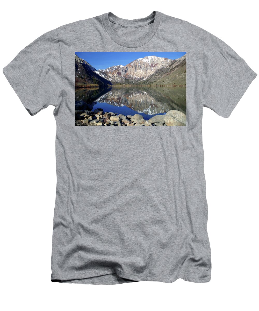 Mountain T-Shirt featuring the photograph Mt. Laurel Reflection by Douglas Taylor