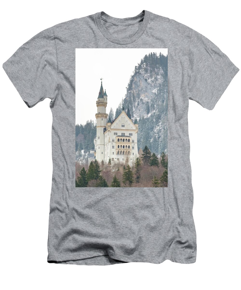 Tourism T-Shirt featuring the photograph Neuschwanstein by Laura Hedien