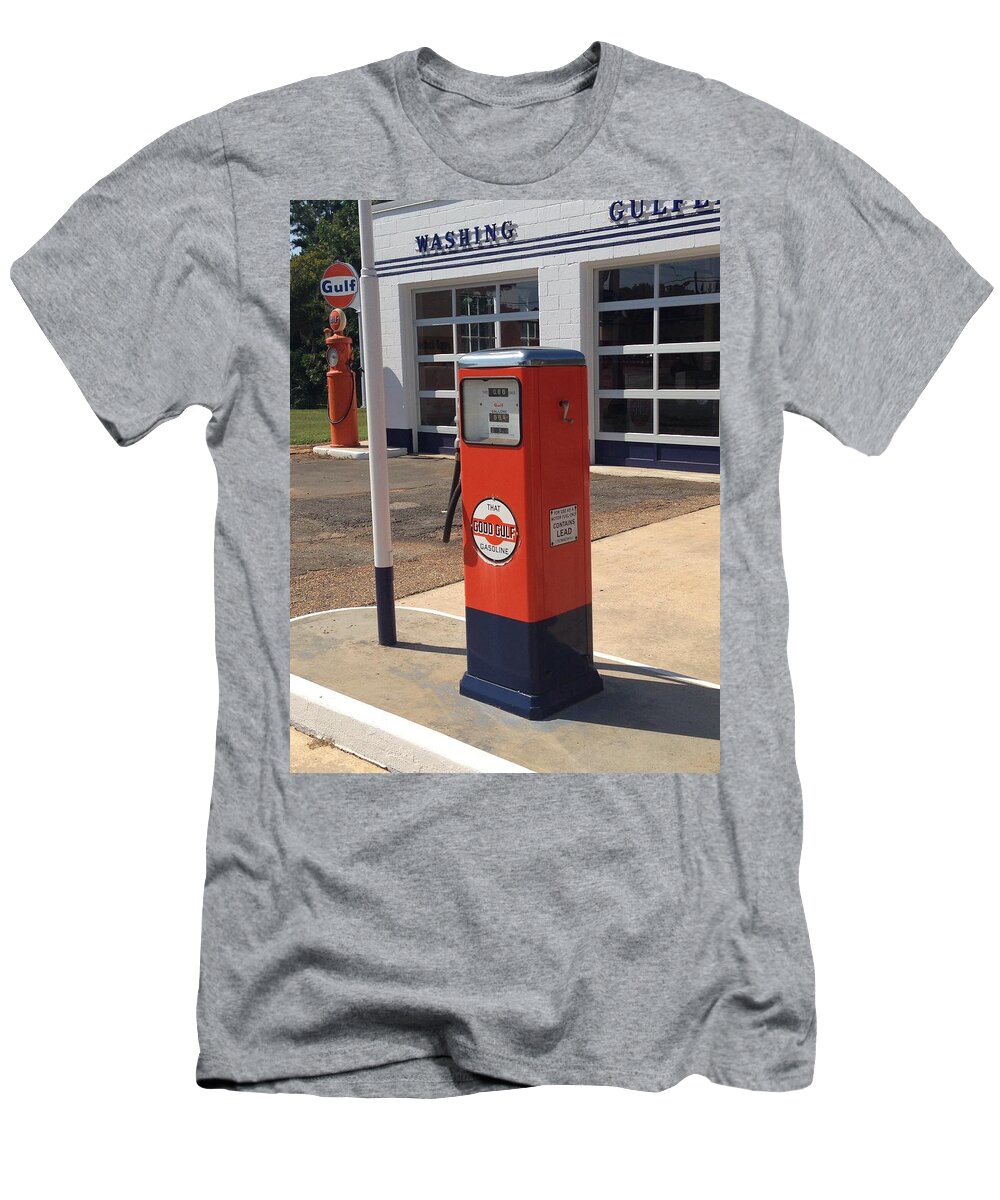 Gas T-Shirt featuring the photograph Old Time Gasoline by Joe Roache