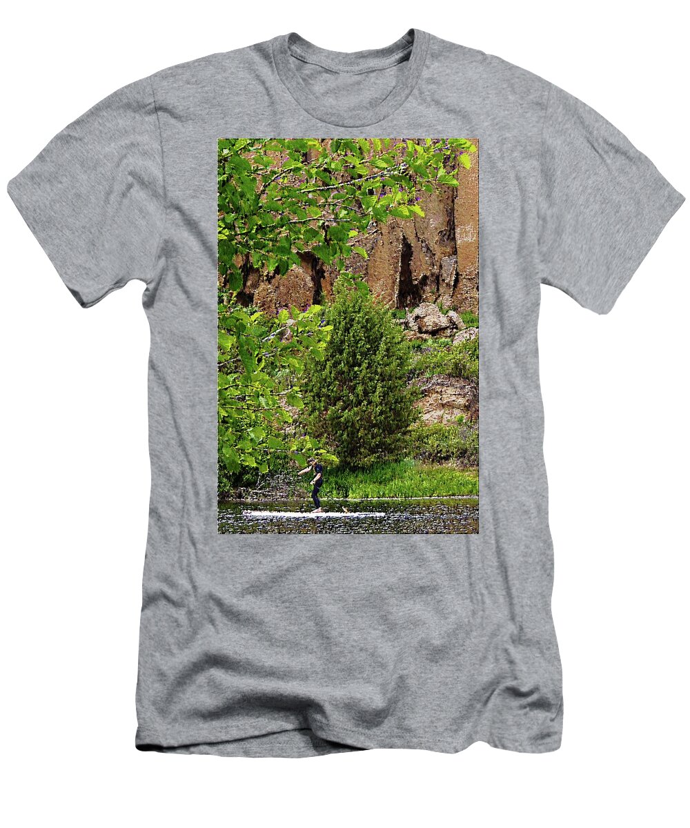 Evergreen T-Shirt featuring the digital art Passing By by Vincent Green