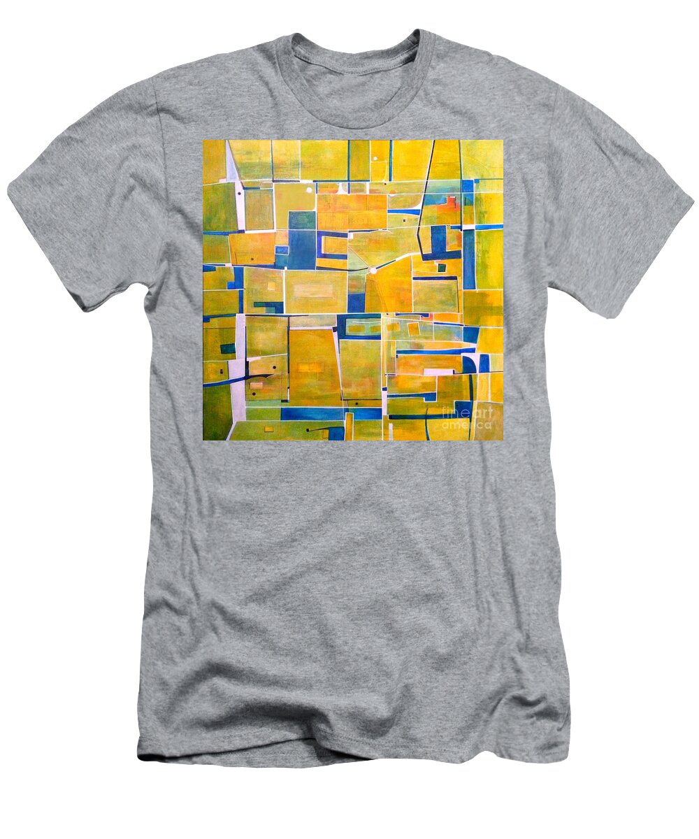 Pattern T-Shirt featuring the painting Calibrated by Ry M