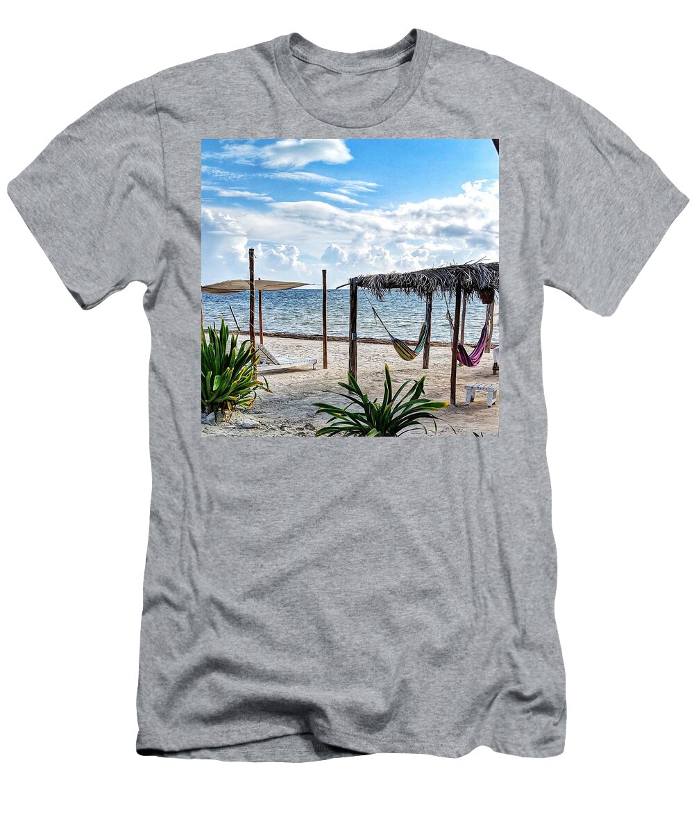 Beach T-Shirt featuring the photograph Perfect Getaway by Portia Olaughlin