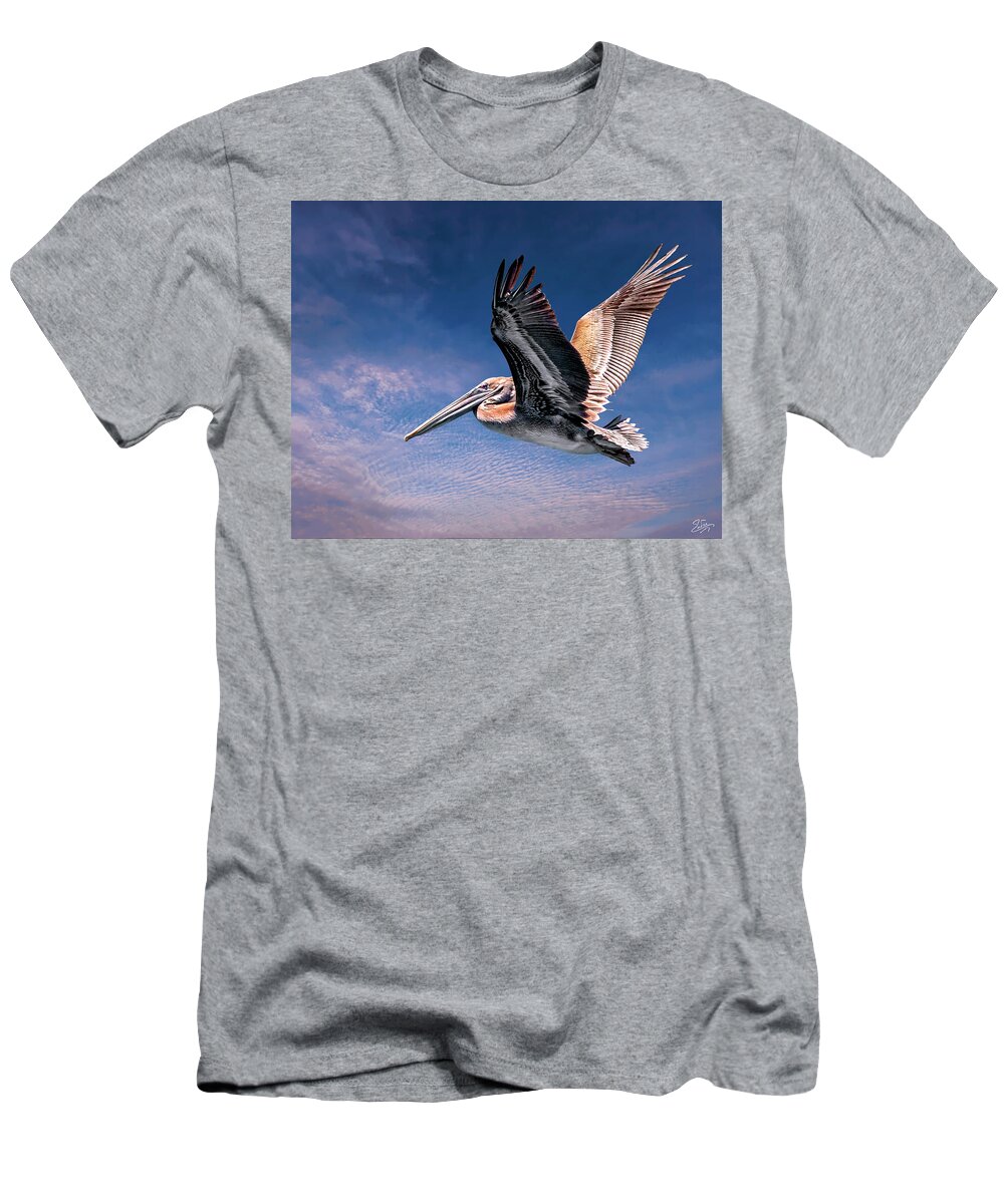 Proud Pelican T-Shirt featuring the photograph Proud Pelican by Endre Balogh
