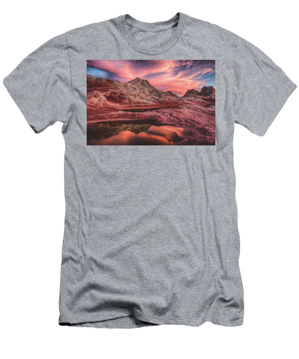 White Pockets T-Shirt featuring the photograph Rainbow Sherbert by Ryan Lima