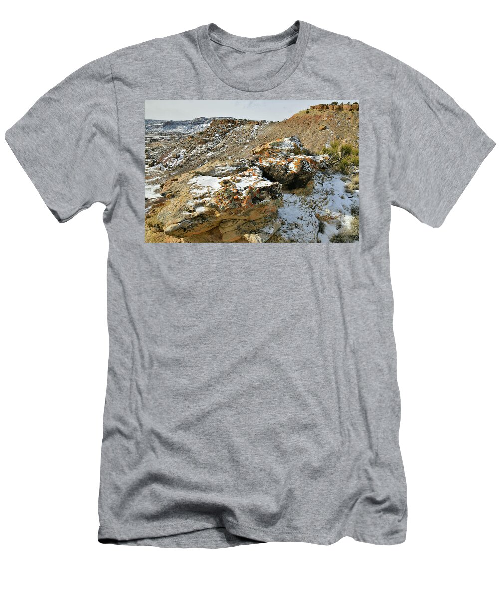 Ruby Mountain T-Shirt featuring the photograph Reaching the Top of the Dunes by Ray Mathis
