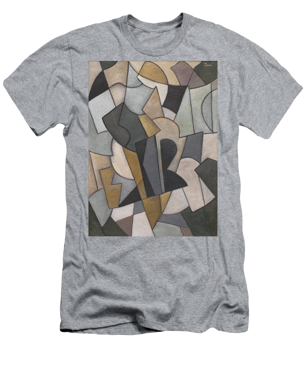 Abstract T-Shirt featuring the painting Relativity by Trish Toro