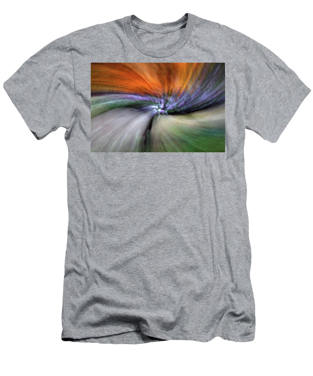 Rock T-Shirt featuring the photograph Rock Garden Swirl by Cora Wandel