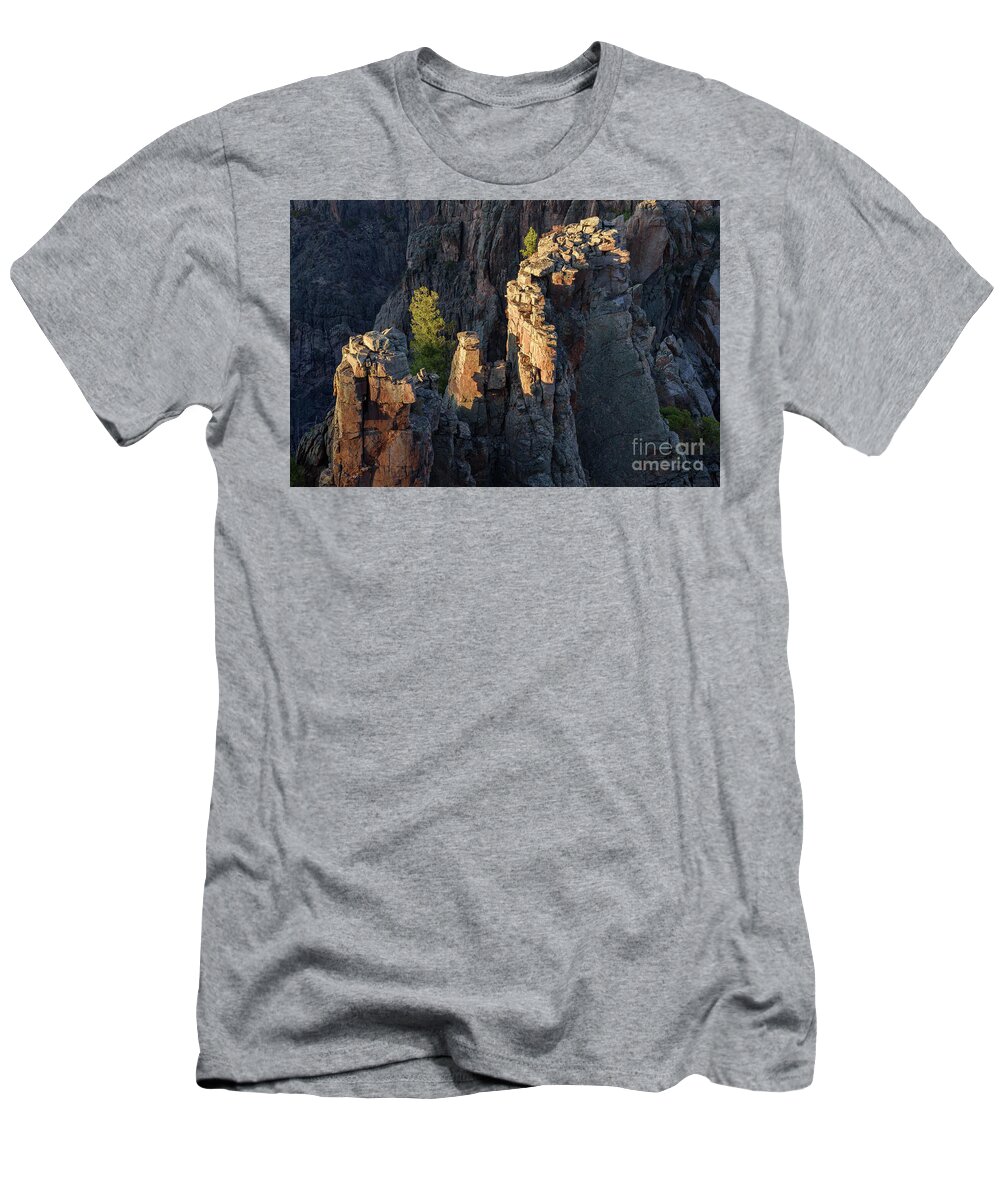 Black Canyon T-Shirt featuring the photograph Rock Point, Colorado Plateau by Jeff Hubbard
