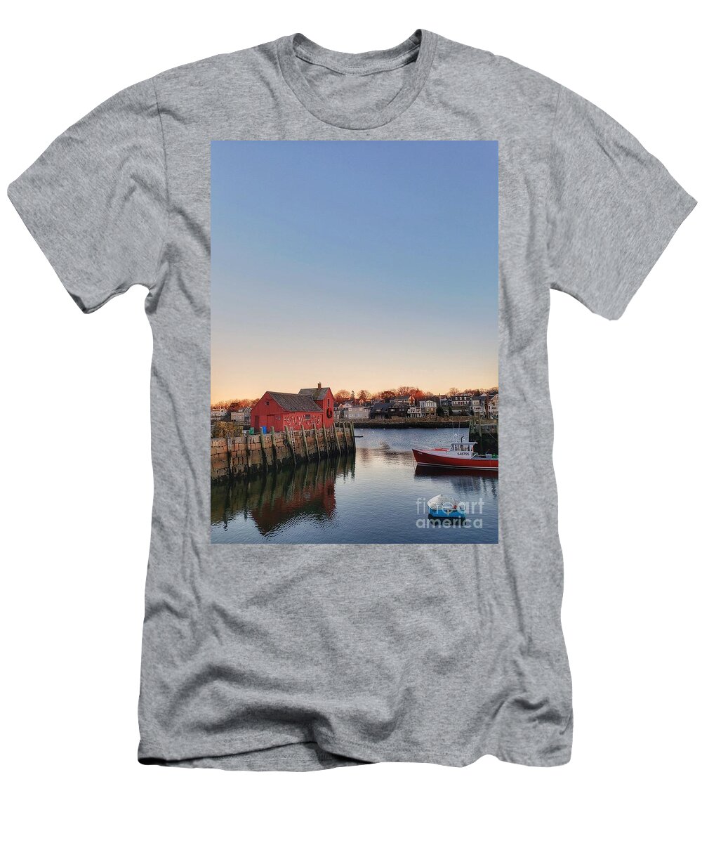 Rockport T-Shirt featuring the photograph Rockport Massachusetts by Mary Capriole