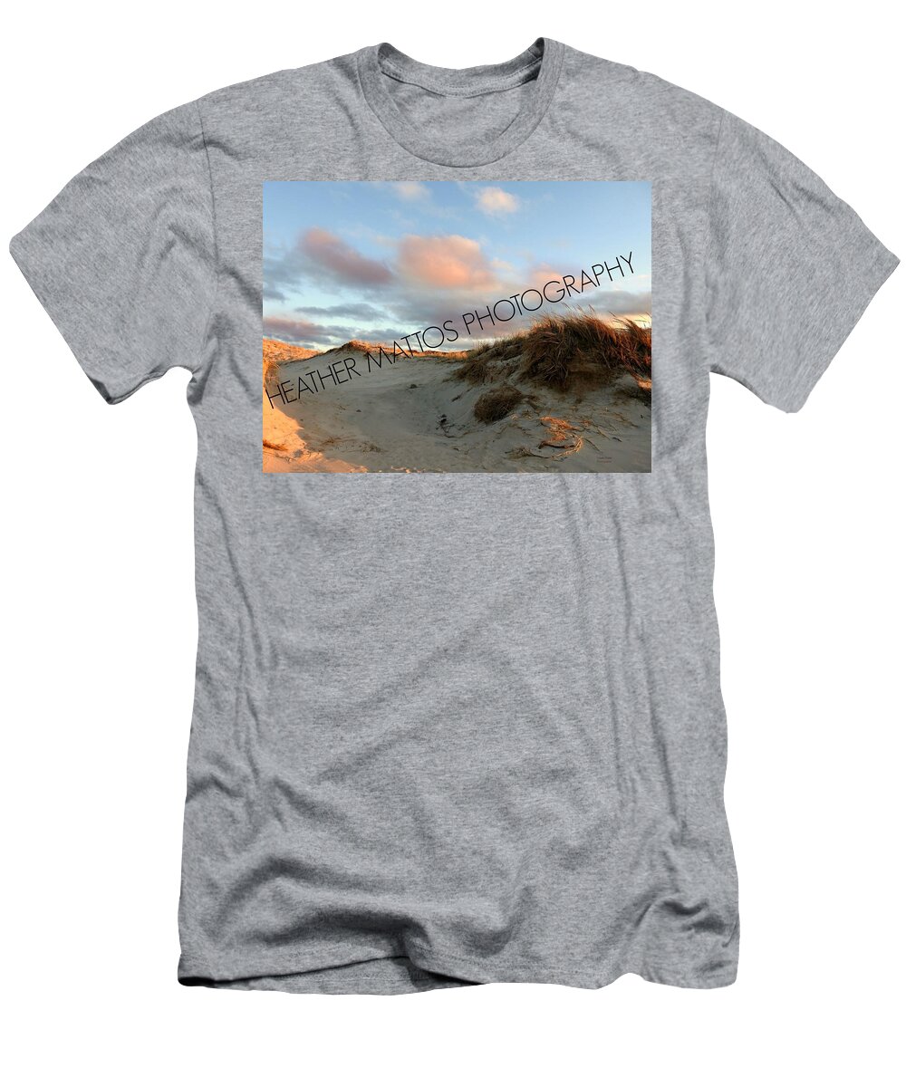 Sand Dunes T-Shirt featuring the photograph Sand Dunes and Clouds by Heather M Photography