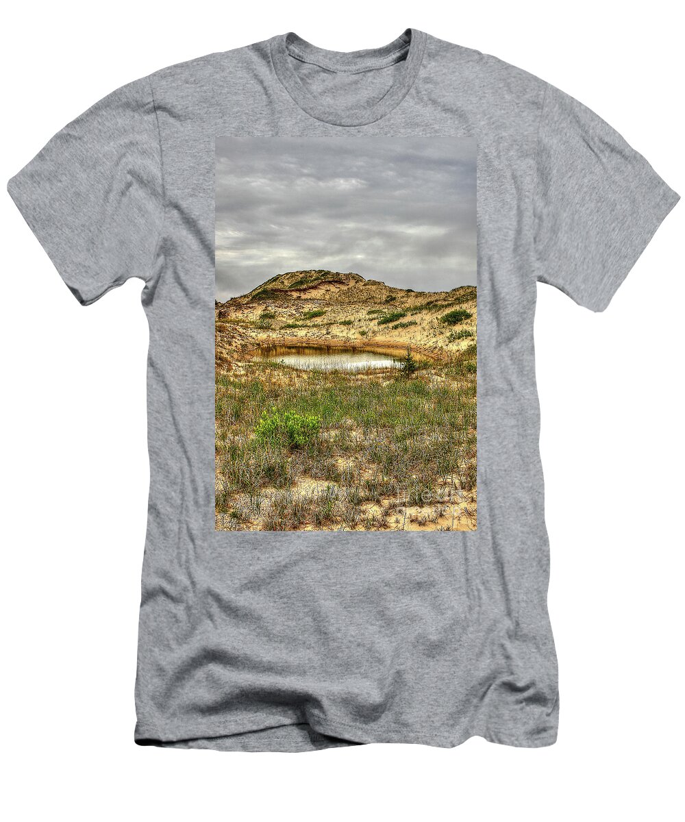 Sand T-Shirt featuring the photograph Sand Landform by Randy Pollard