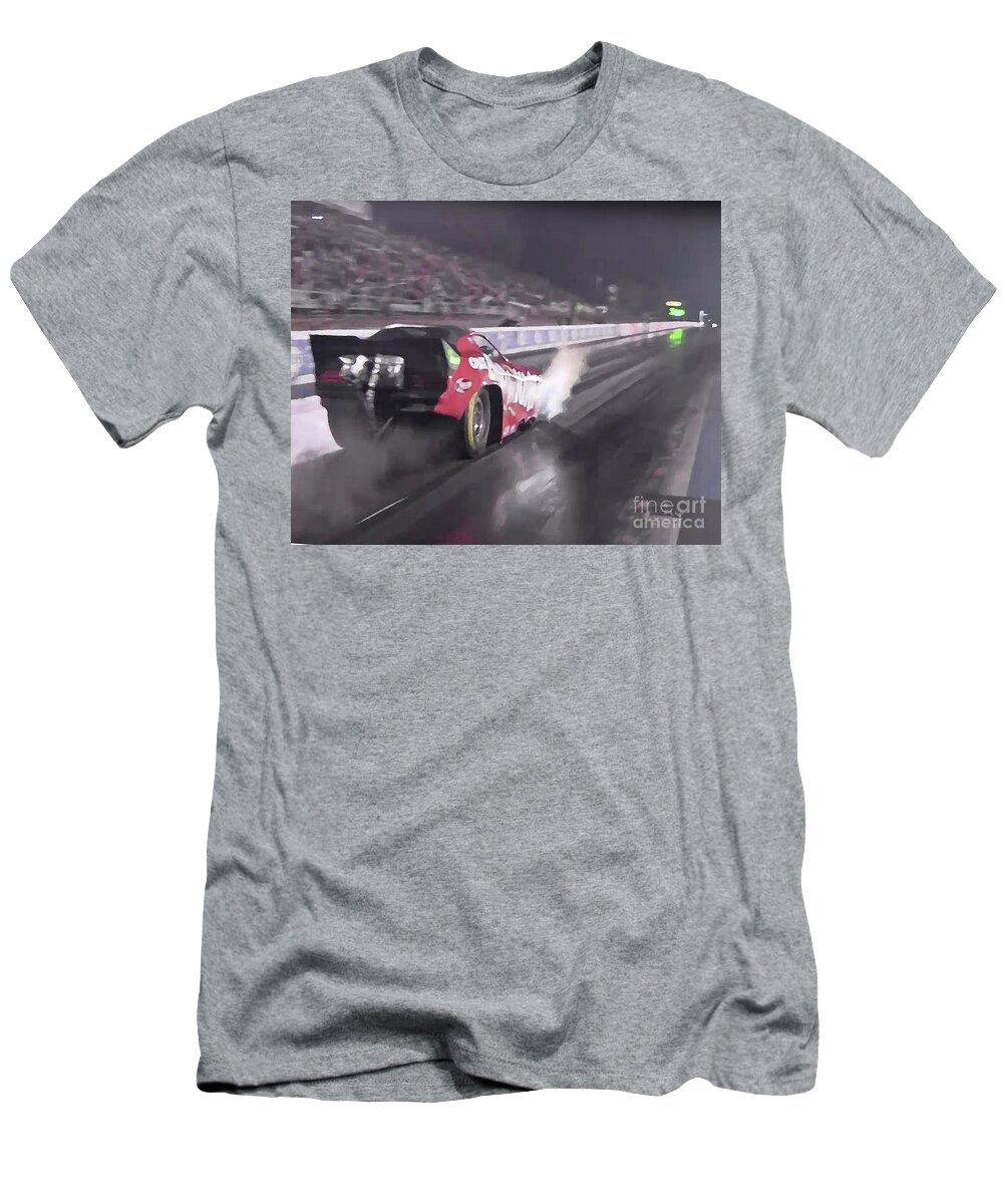 Funny Car T-Shirt featuring the photograph See YA by Billy Knight