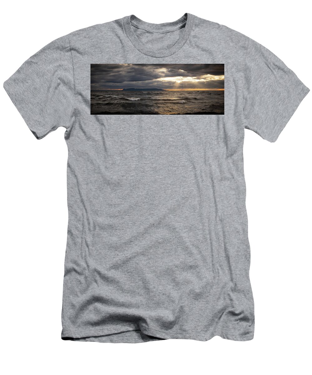 Autumn T-Shirt featuring the photograph September's End from the Sandy Beach by Jakub Sisak