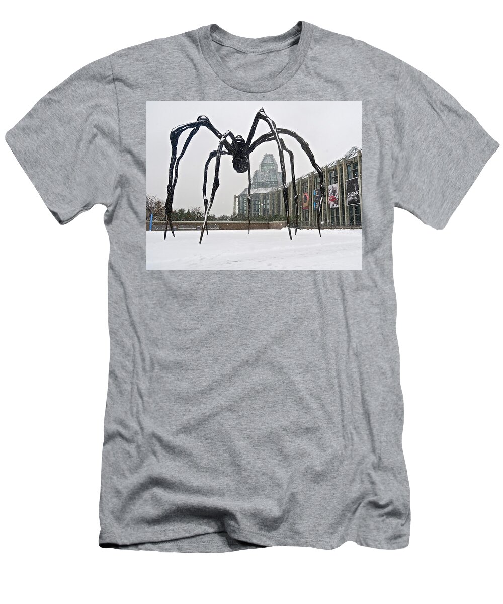 Ottawa T-Shirt featuring the photograph Spidey Sense by Mike Reilly