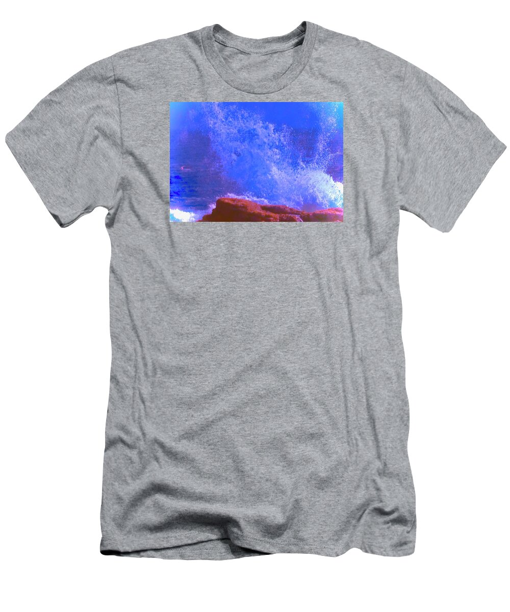Photo Stream T-Shirt featuring the photograph Splash by Debra Grace Addison
