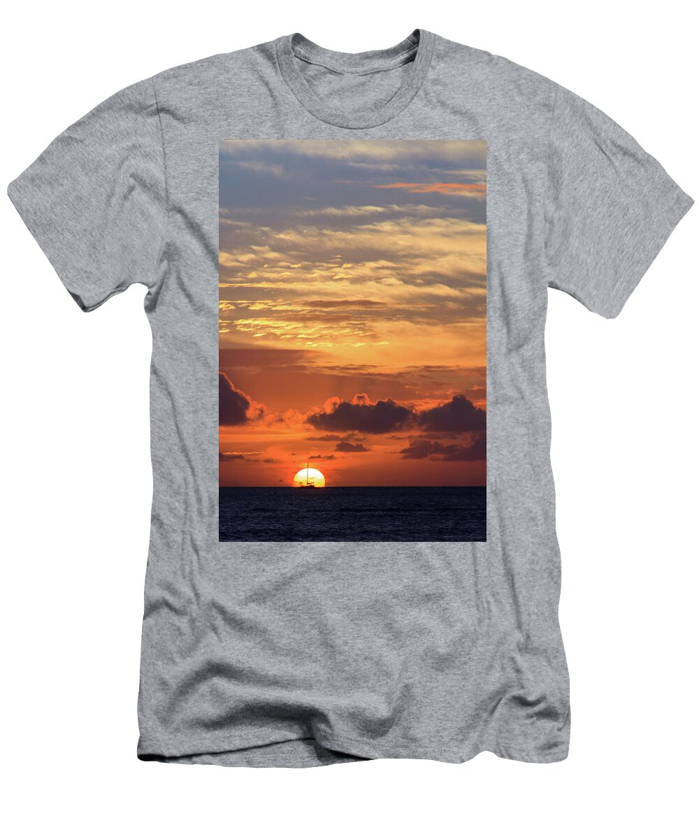 Autumn T-Shirt featuring the photograph Splitting the Sun by Briand Sanderson