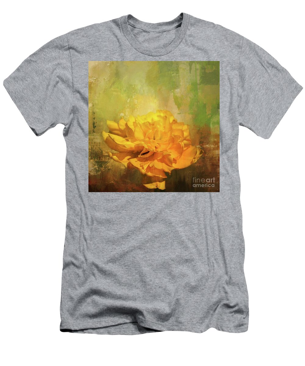 Tulip T-Shirt featuring the mixed media Spring Glory by Eva Lechner