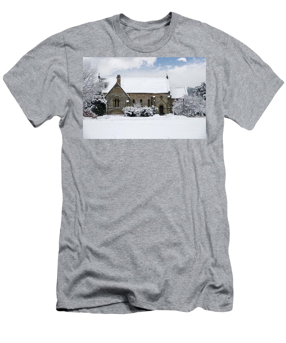 Spring Grove T-Shirt featuring the photograph Spring Grove Chapel by Ed Taylor