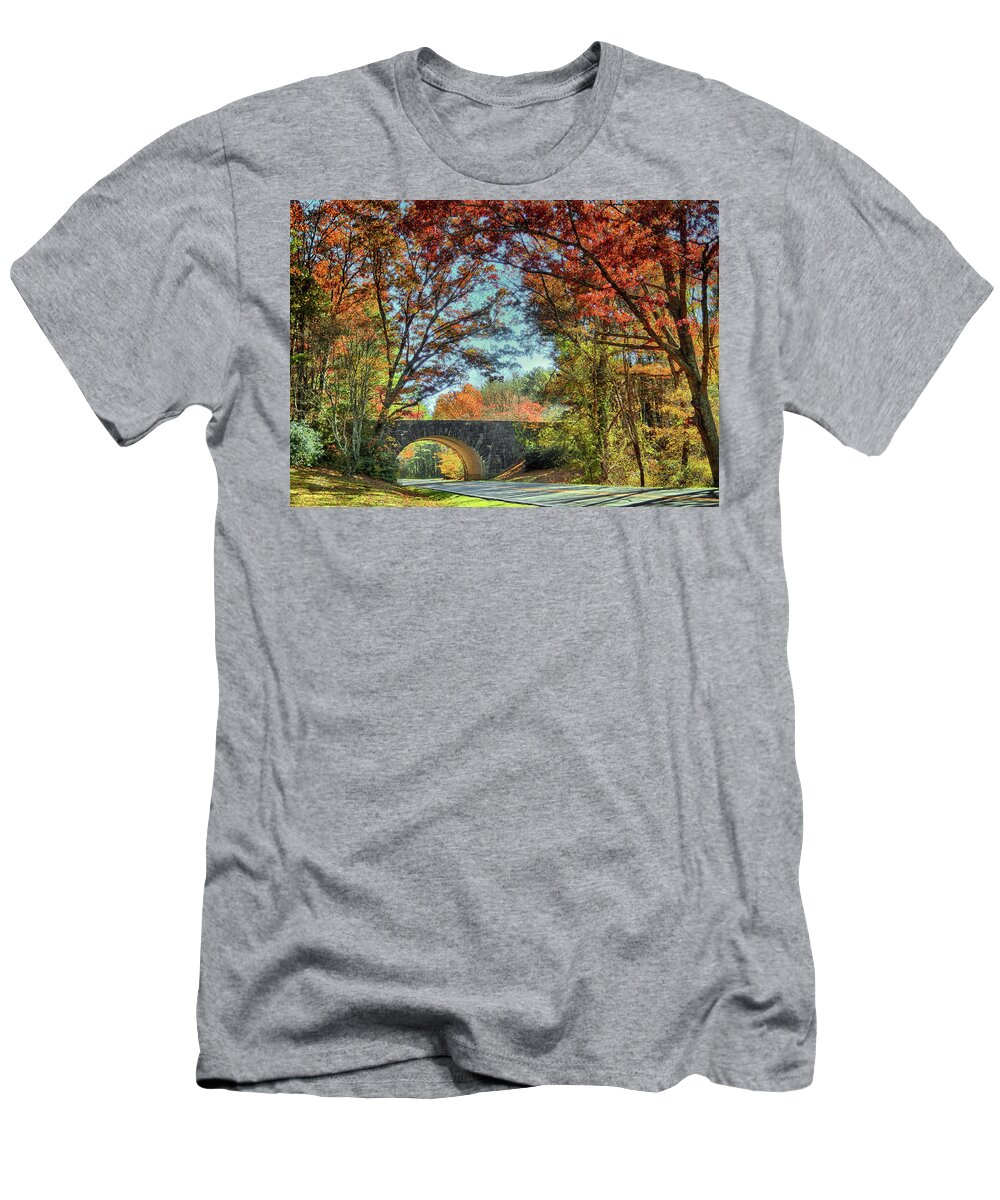 Stone T-Shirt featuring the photograph Stone Bridge by Michael Frank