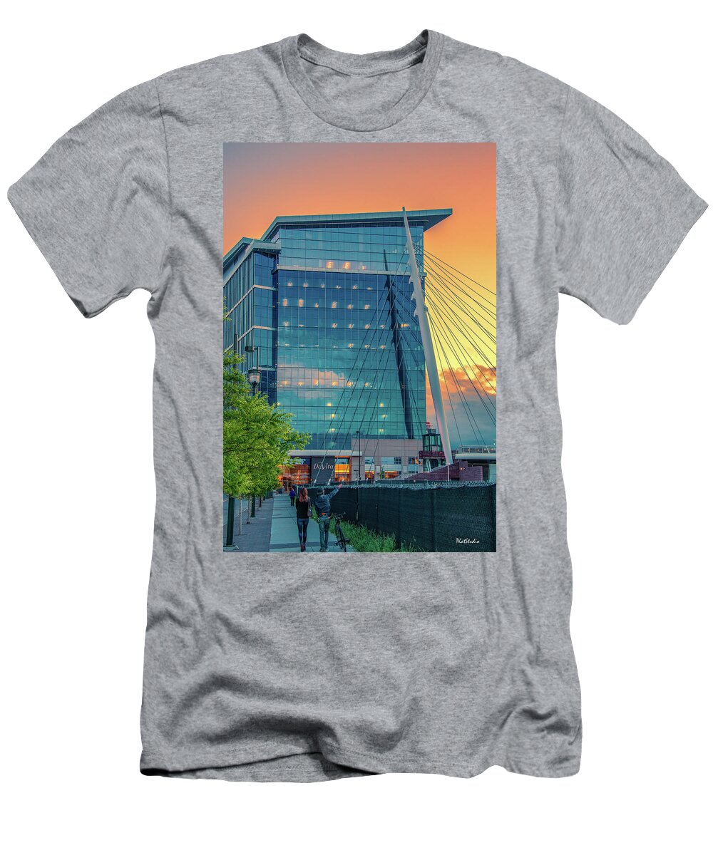 Davita T-Shirt featuring the photograph Sunset on DaVita by Tim Kathka